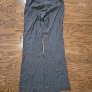 BCBGMAXAZRIA Gray Skirt with White Waistband